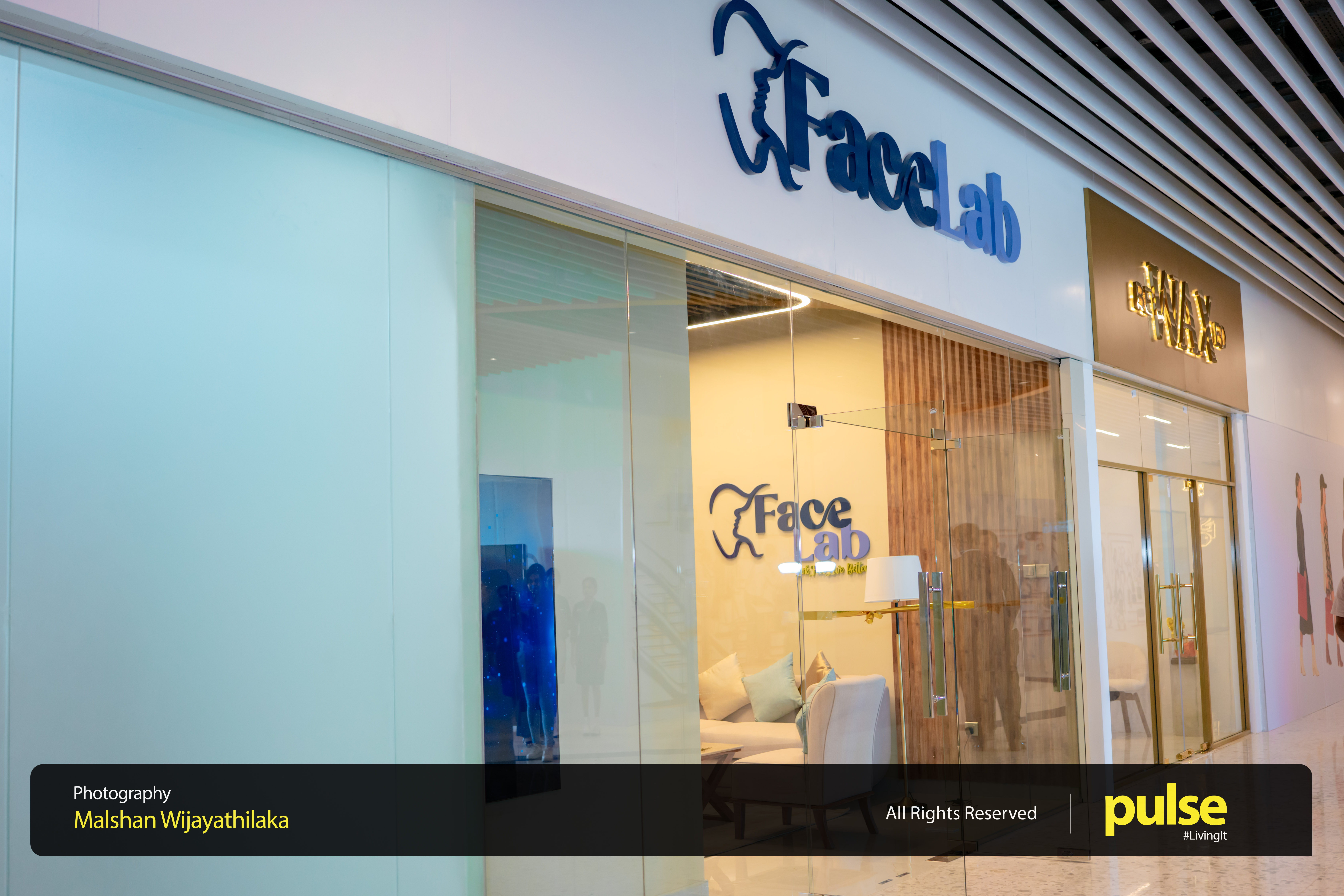 FaceLab clinic interior at The Shoppes at City of Dreams, Colombo — Level 8 of The Shoppes